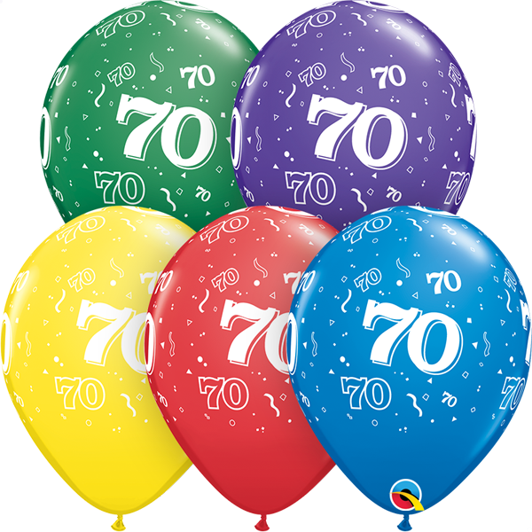 70 printed balloon