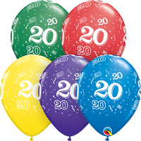 20 printed balloon