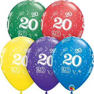 Number best sale 20 balloons