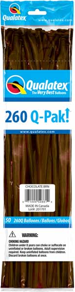 chocolate brown 260q, 50 count