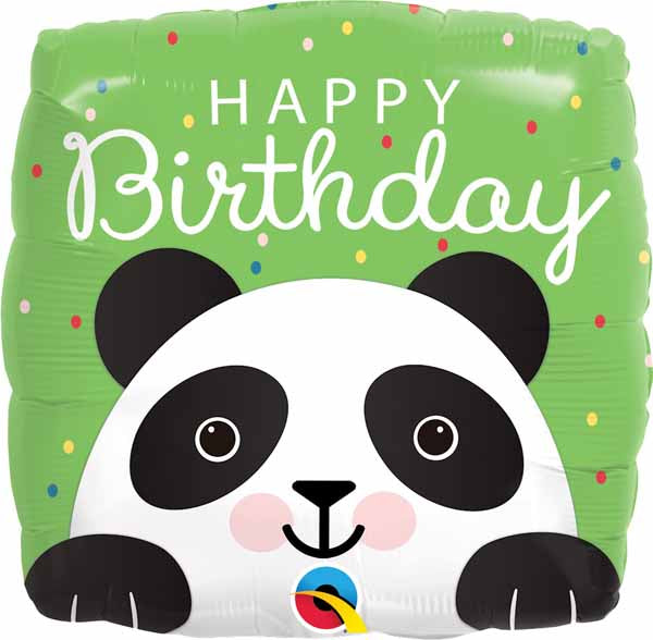 Panda Birthday Foil Balloon