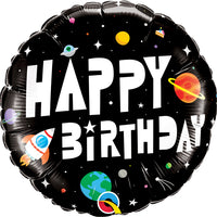 Birthday Astronaut 18" foil balloon