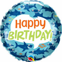 Happy Birthday Shark Mylar