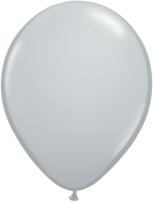 gray Qualatex 11inch Balloons ,10 per package, empty