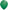 green Qualatex 11inch Balloons ,10 per package, empty