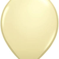 ivory silk Qualatex 11inch Balloons ,10 per package, empty