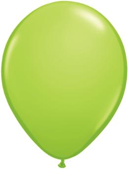 Lime Green Qualatex 11inch Balloons 10 per package, empty