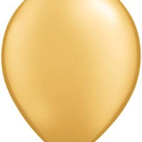 gold Qualatex 11inch Balloons ,10 per package, empty