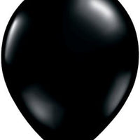 onyx black Qualatex 11inch Balloons ,10 per package, empty