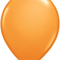 orange Qualatex 11inch Balloons ,10 per package, empty