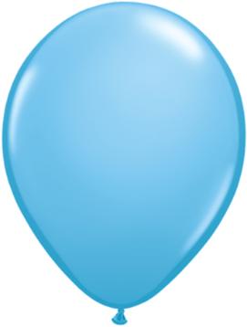 pale blue Qualatex 11inch Balloons ,10 per package, empty