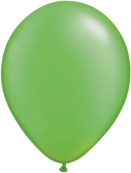 pearl lime green 11 inch qualatex balloons, 10 count