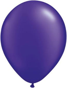 pearl quartz purple 11 inch qualatex balloons, 10 count