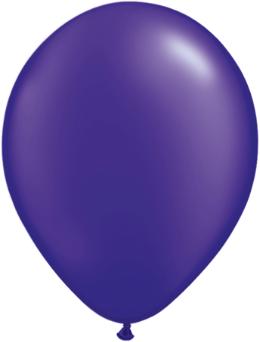 pearl quartz purple 11 inch qualatex balloons, 10 count