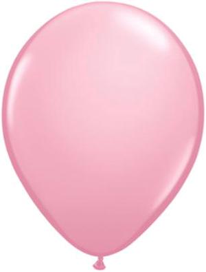 pink Qualatex 11inch Balloons ,10 per package, empty