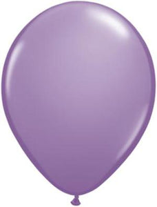 spring lilac Qualatex 11inch Balloons ,10 per package, empty